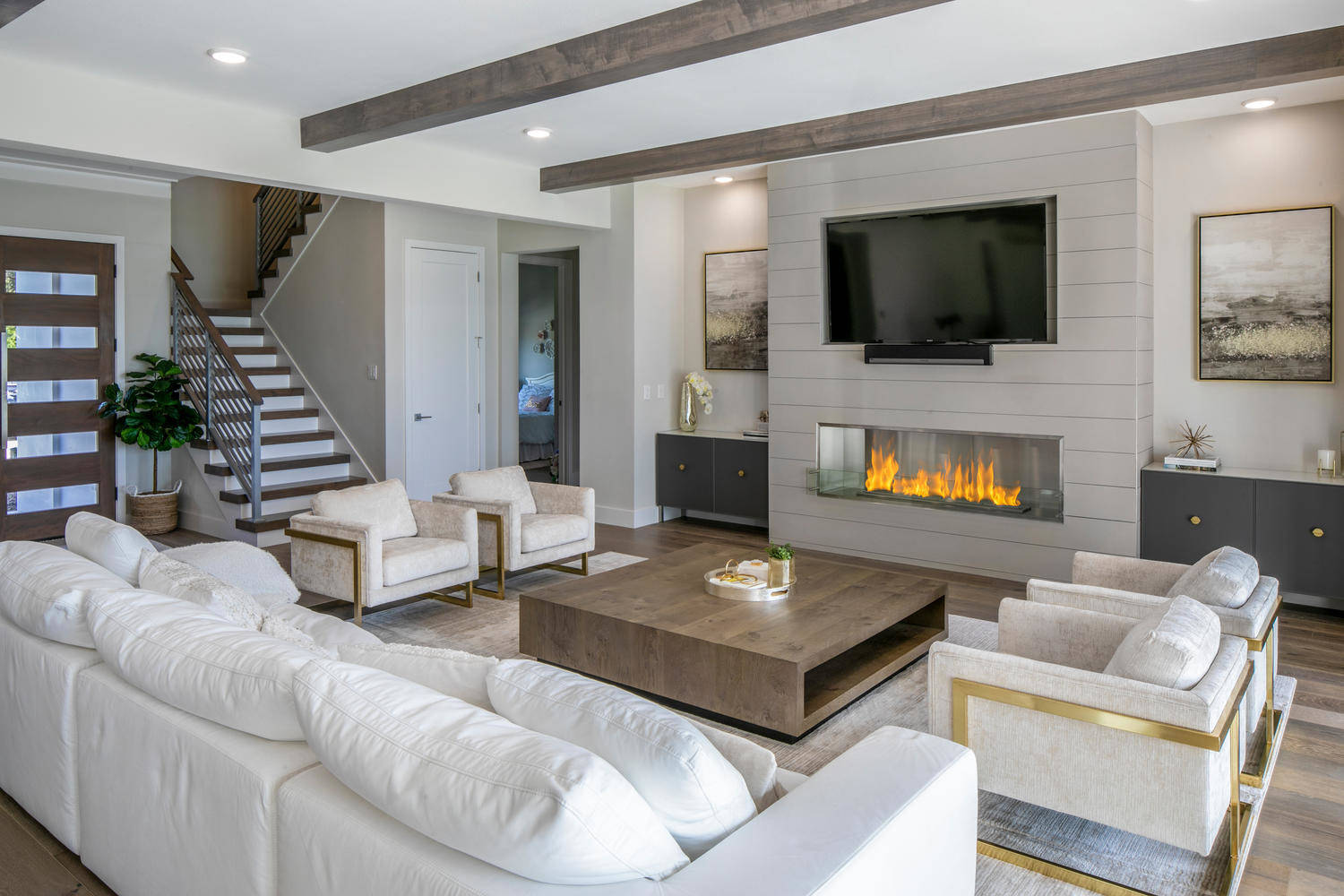 Contemporary living room